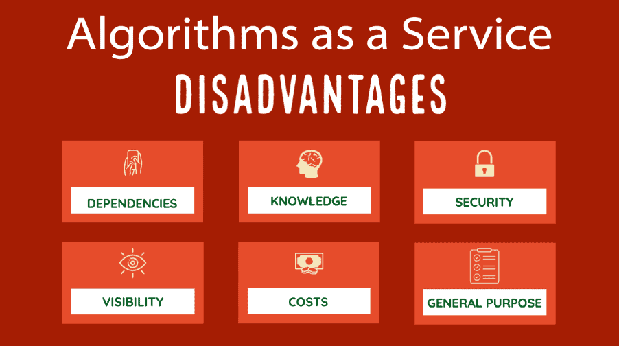 Algorithms as a Service. List of 6 Disadvantages